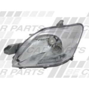 Toyota Yaris 2006- Sedan Headlamp - Lefthand - Electric