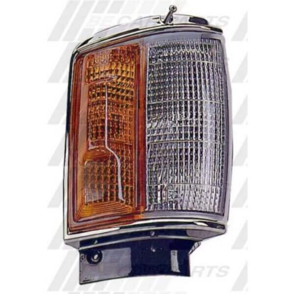 Toyota Hilux 4Wd 1988- Double Bubble Corner Lamp - Righthand - Chrome -