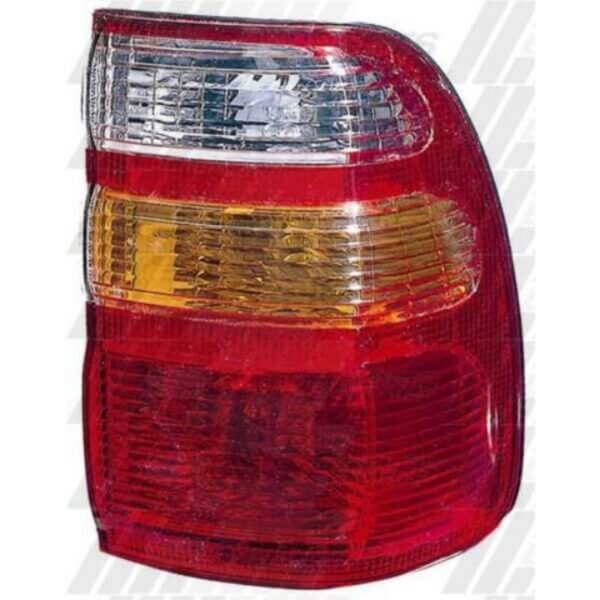 Toyota Landcruiser Fj100 1998- Rear Lamp - Righthand - Clear/Amber/Red