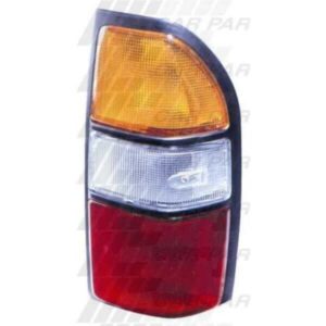 Toyota Landcruiser Prado J95 1996- Rear Lamp - Righthand - Amber Clear Red