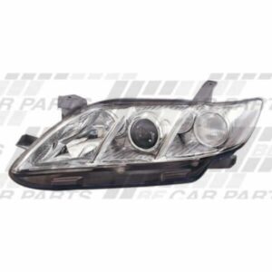 Toyota Camry / Aurion 2006- Headlamp -  Lefthand - Electric/Manual - Black