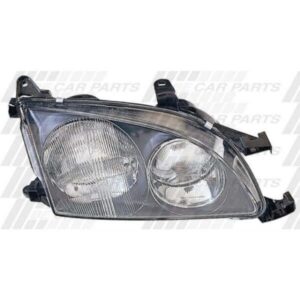 Toyota Caldina 1998 - St210/215 Headlamp - Righthand - Electric - Black Inner