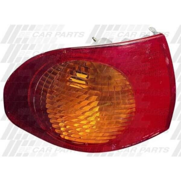 Toyota Corolla Ae111 1997-01 Sedan Rear Lamp - Lefthand - Red+Amber -