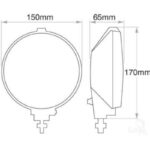 "Narva Maxim 150 Driving Lamp Kit: 12V 100W 150mm Diameter for Maximum Visibility"