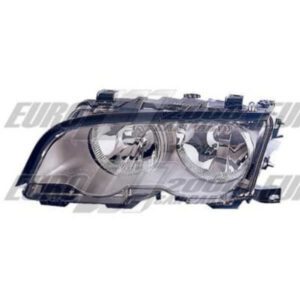 Bmw 3'S E46 2 Door 1998 - Headlamp -  Lefthand Or Righthand - Grey Reflector