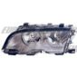 Bmw 3'S E46 4 Door 1998 - Headlamp - Lefthand - Grey Reflector