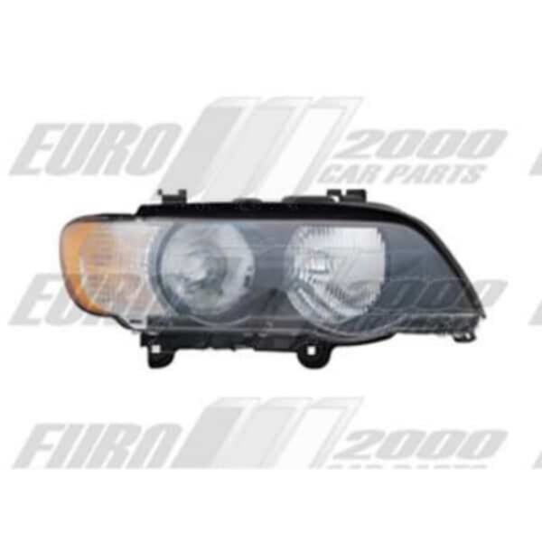 "BMW X5 E53 2000-03 Headlamp - Right Hand - White/Clear Corner Lamp"
