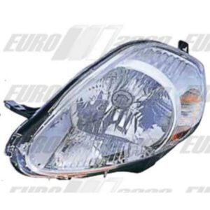 "Fiat Grande Punto 2005 Chrome Righthand Headlamp - Enhance Your Vehicle's Look!"