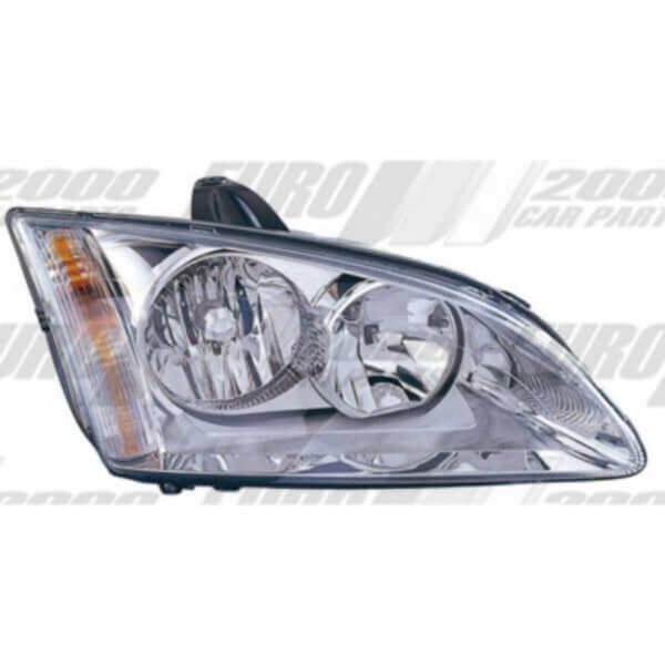 "2005-07 Ford Focus Right Hand Chrome Electric/Manual Headlamp - Buy Now!"
