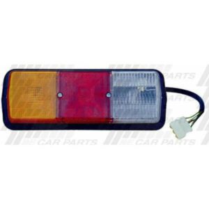 Holden Rodeo 1995- Truck Only Rear Lamp - Lefthand=Righthand - Black Trim