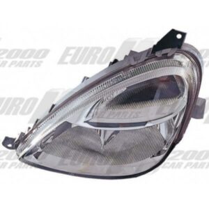 Mercedes Benz W168 A Class 2002-04 Facelift Headlamp - Lefthand - Manual/Electric - Clear