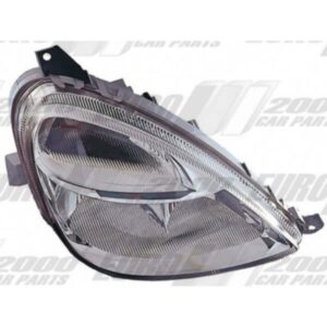Mercedes Benz W168 A Class 2002-04 Facelift Headlamp - Righthand - Manual/Electric - Clear