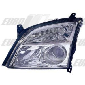 Opel Vectra 2002- Headlamp -  Lefthand - Chromed