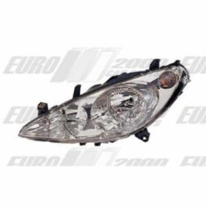 Peugeot 307 2000- Headlamp - Righthand - With Fog Lamp