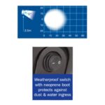 "Narva Led Mini Senator Work Light: 9-33V Flood Beam for Maximum Visibility"
