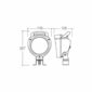 Narva 72475 9-33V 'Senator II' LED Work Lamp Hybrid Flood Beam - 2000 Lumens | Bright & Powerful Lighting Solution