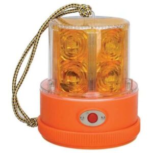 "Amber LED Beacon: Narva Battery-Operated Magnetic Mount"