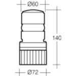 "Narva Led Strobe Amber 12-80V Permanent Mount - Brighten Your Vehicle with Long-Lasting LED Lighting"