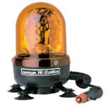 "Amber 12V/24V Magnetic Mount Halogen Beacon by Narva: Illuminate Your Workspace"