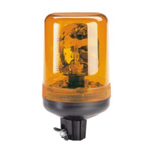 "Amber 12V/24V Halogen Beacon Light - Narva Pole Mount"