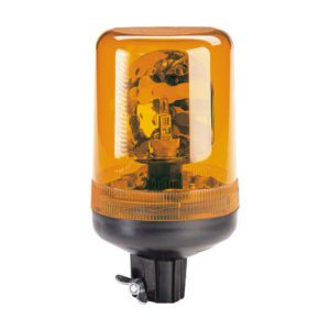 "Amber 12V/24V Halogen Beacon Light - Narva Pole Mount"