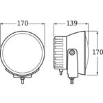 "Hella HID Driving Light Round 12V Spread Beam - Each | Bright & Powerful Illumination"