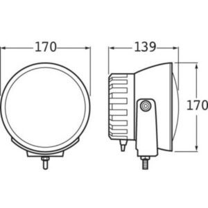 "Hella HID Driving Light Round 12V Spread Beam - Each | Bright & Powerful Illumination"