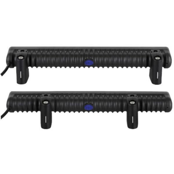 "Hella 350mm 9-33V LED Driving Light Bar with Plastic Bracket - Enhance Your Driving Experience!"