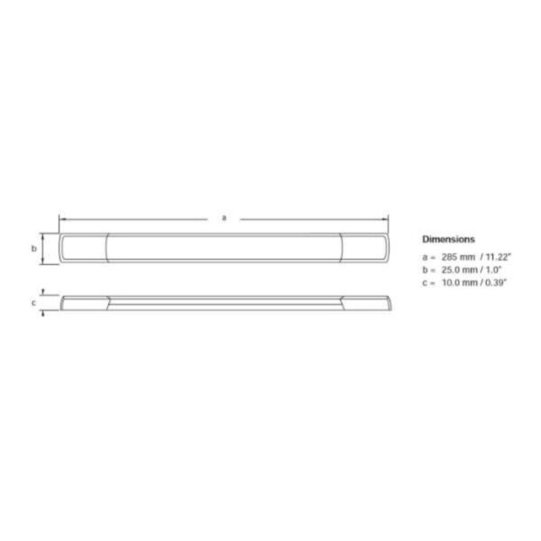 "Hella 12V White/Red Slim LED Strip Lamp - Brighten Up Your Home!"
