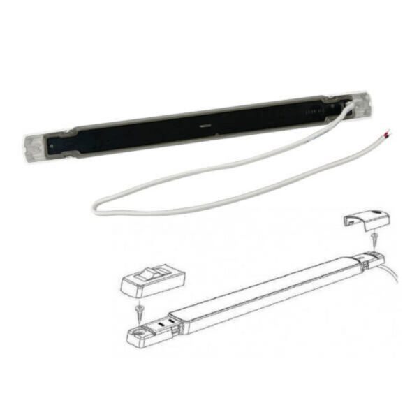 "24V Hella White/Red Slim LED Strip Lamp - Brighten Up Your Home!"
