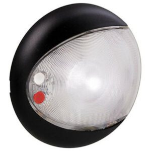 "Hella Euroled Series Touch Dual Colour Interior Lamp - Black Cover: Illuminate Your Interior with Style"