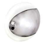 "Hella Interior LED 9-33V White Touch Lamp with White Shroud"