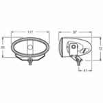 "Hella Comet FF 50 Series 12V Flood Beam Driving Lights - Brighten Your Drive!"