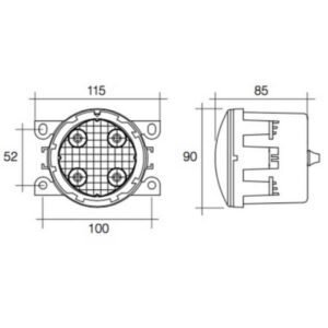 Narva 9-33V LED Build-In DRL Lamp - Bright, Energy-Efficient Lighting Solution