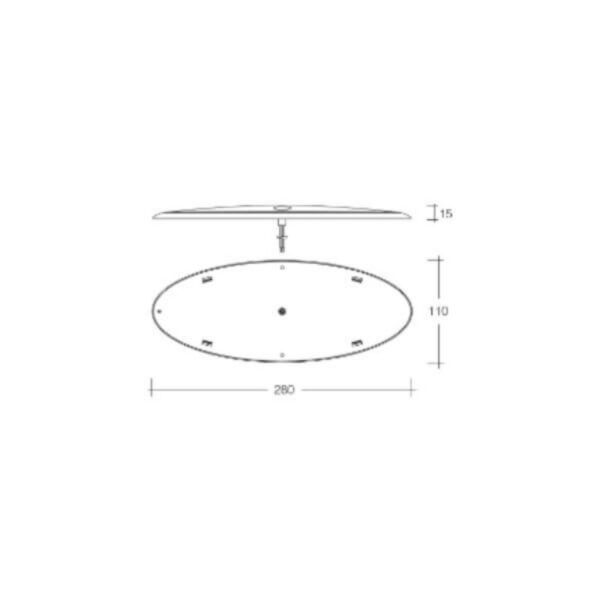 "Narva 12V LED Oval-S Int Lamp: Brighten Your Home with Quality Lighting"