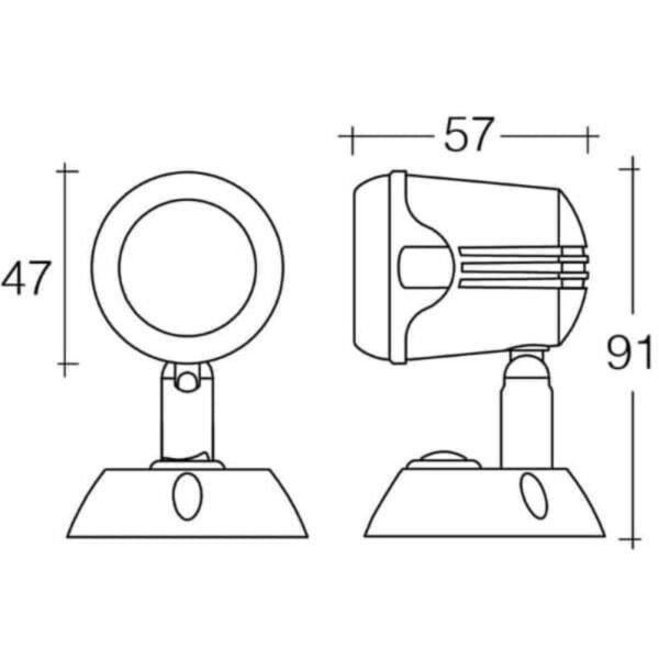 "Narva 12V LED Reading Lamp w/ Off/On Switch - 87644 | Adjustable Brightness & Illumination"