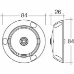 "Narva 9-33V LED Interior Swivel Lamp w/ Off/On Switch - 87656"