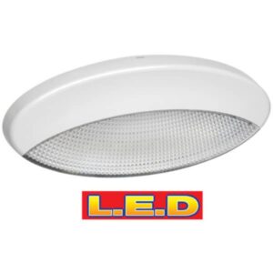 Narva 87786 9-33V Large White Base LED Awning Lamp - Brighten Your Outdoor Space!