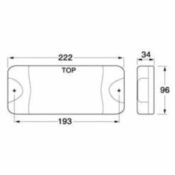 Hella 2377 DuraLED Combi-R Stop/Rear Position/Rear Direction Indicator - High Quality LED Lighting for Maximum Visibility