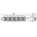 Narva 9-33V Slimline LED Daytime Running Lamp Kit with Adjustable Bracket - Brighten Your Drive!