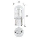 "Narva Premium 12V 21W Wedge Globe T-20mm W3 X 16D - Brighten Up Your Home!"
