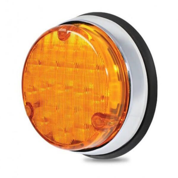 "Hella LED Rear Direction Indicator Lamp ? Chrome Base: Enhance Visibility & Style"