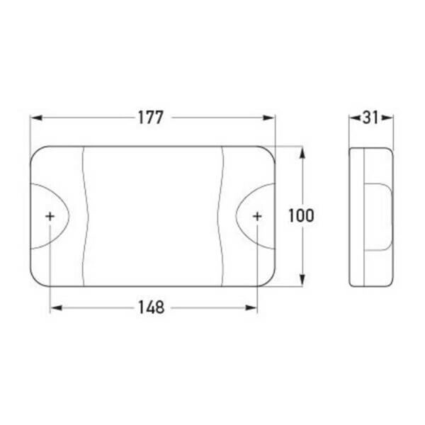 "Hella Duraled Rear Direction Indicator Lamp: Horizontal or Vertical Mounting Options"