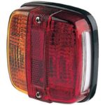 "Hella 12V Stop/Tail/Indicator Light - Bright, Incandescent Lighting for Your Vehicle"