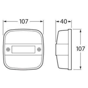 "Hella 12V Stop/Tail/Indicator Light - Bright, Incandescent Lighting for Your Vehicle"