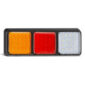 Led Autolamp 282ARWMB - Stop/Tail/Indicator/Reverse LED Light 12/24v Amber/Red/Clear Lens