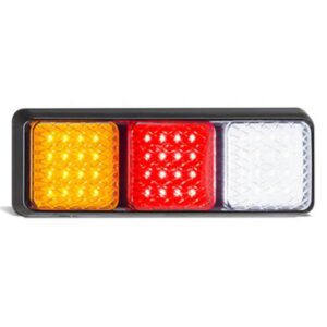 Led Autolamp 282ARWMB - Stop/Tail/Indicator/Reverse LED Light 12/24v Amber/Red/Clear Lens