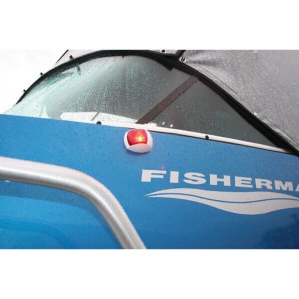 "Hella LED Navigation Light - White Port/Starboard - Illuminate Your Boat!"