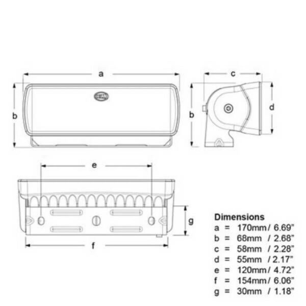 "Hella Sea Hawk Deck Lamp White Spot - Brighten Your Outdoor Space"