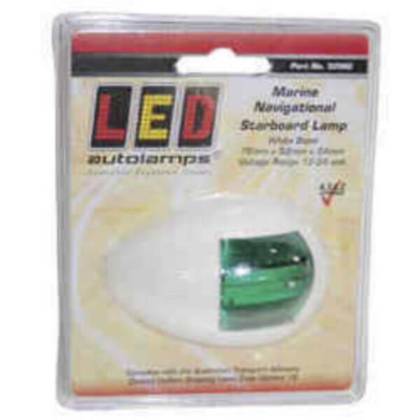 Led Autolamps 52Wg Marine Starboard Navigation Lamp - White